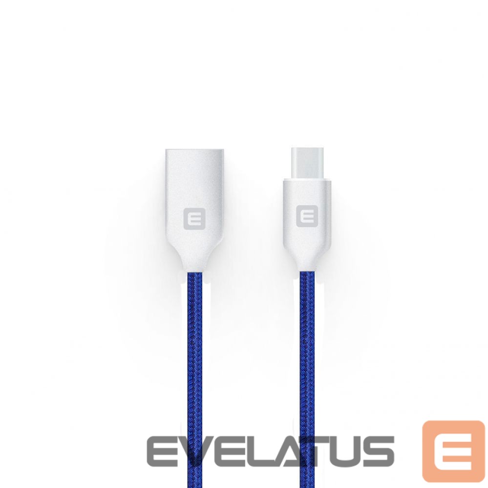 Cable Evelatus - MicroUSB cable EDC04 Blue
