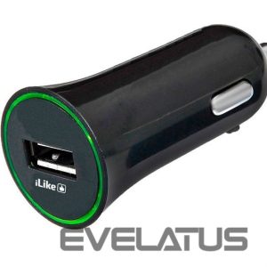 Auto charger iLike - Car Charger ICC01 Black