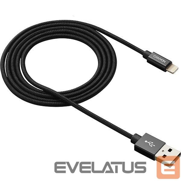 Cable Canyon Charge & Sync MFI Cable 1m Black