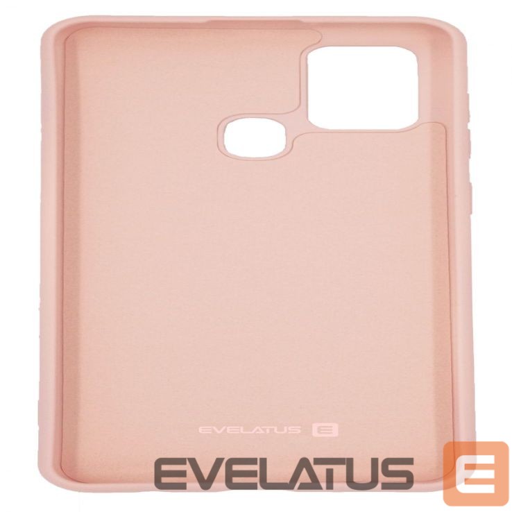 Back panel cover Evelatus Samsung Galaxy A21s Nano Silicone Case Soft Touch TPU Beige