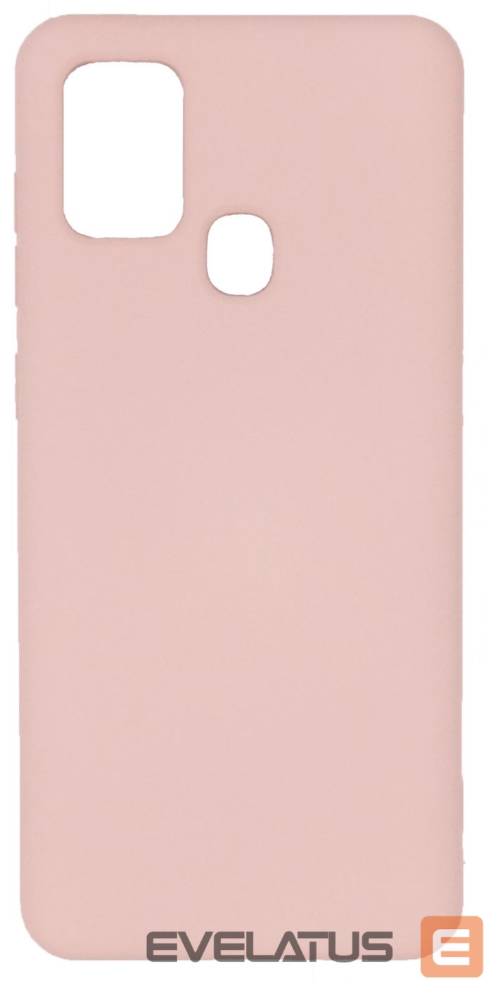 Back panel cover Evelatus Samsung Galaxy A21s Nano Silicone Case Soft Touch TPU Beige