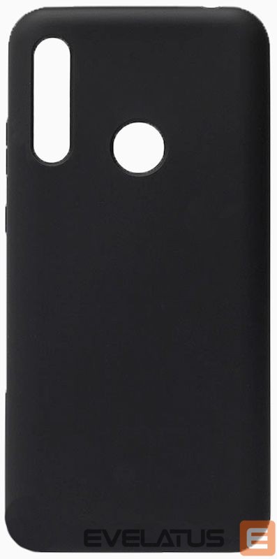 Back panel cover Evelatus Huawei P40 Lite E Nano Silicone Case Soft Touch TPU Black