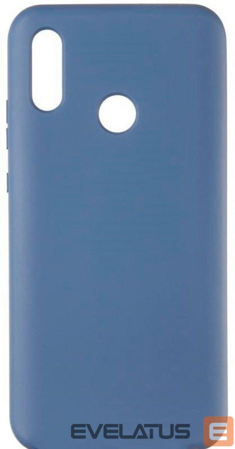 Back panel cover Evelatus Huawei Y6 2019 Nano Silicone Case Soft Touch TPU Blue