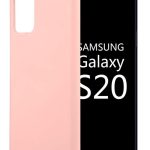 Back panel cover Evelatus Samsung Galaxy S20 Nano Silicone Case Soft Touch TPU Beige