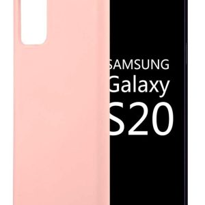 Back panel cover Evelatus Samsung Galaxy S20 Nano Silicone Case Soft Touch TPU Beige