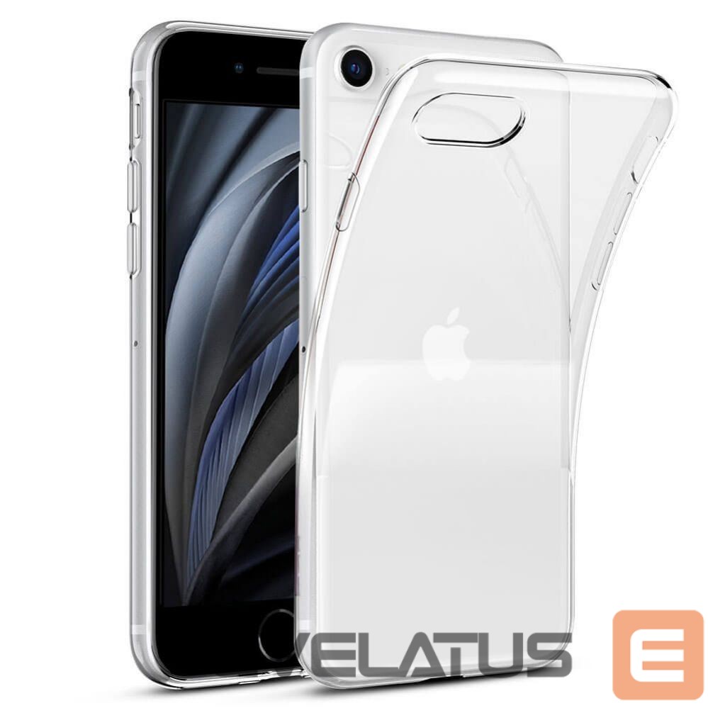 Back panel cover iLike Apple iPhone 7/8/SE2020/SE2022 Slim Case 1mm Transparent