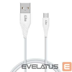 Cable iLike - iLike Charging Cable for MicroUSB ICM01 White