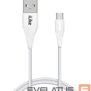 Cable iLike - iLike Charging Cable for Type-C ICT01 White
