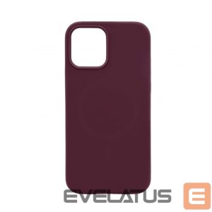 Back panel cover Evelatus Apple iPhone 12 Pro Max Premium Magsafe Soft Touch Silicone Case Plum