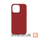Back panel cover Evelatus Apple iPhone 14 Plus Premium Magsafe Soft Touch Silicone Case Dark Red