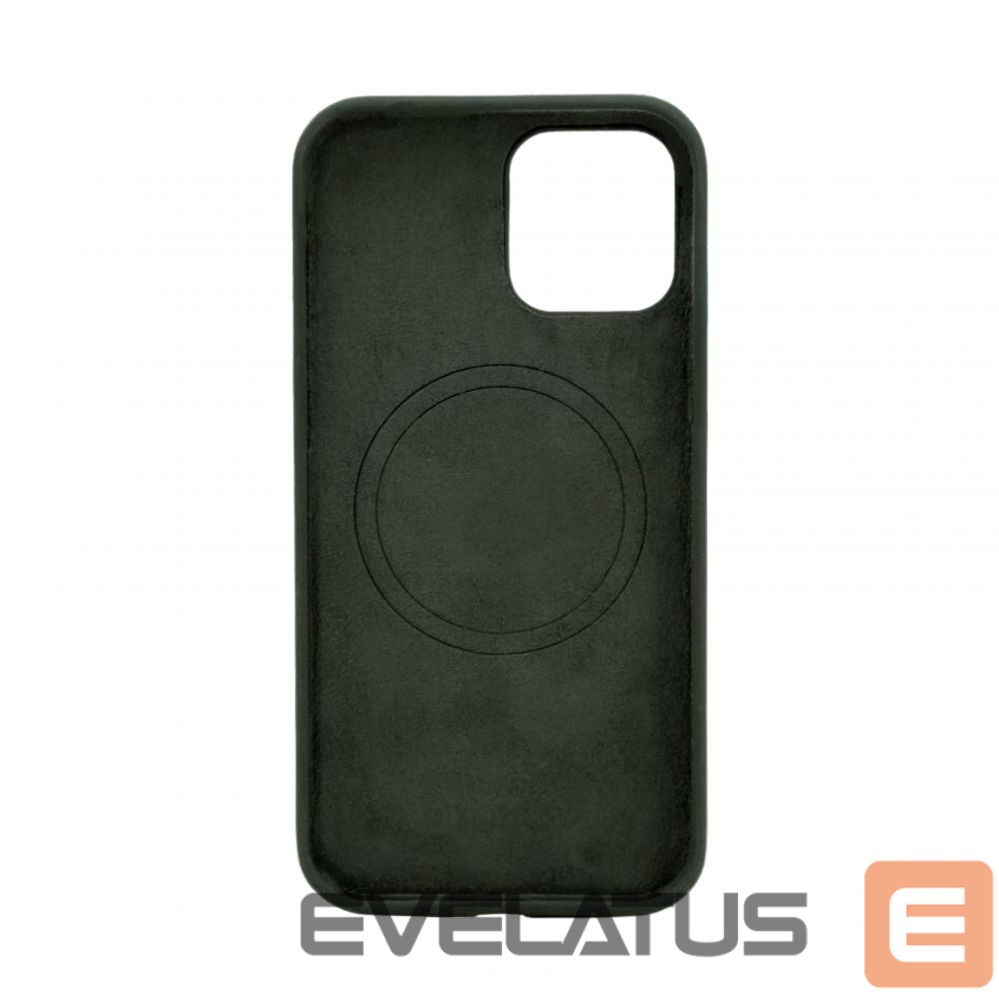 Back panel cover Evelatus Apple iPhone 14 Plus Premium Magsafe Soft Touch Silicone Case Dark Green