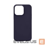 Back panel cover Evelatus Apple iPhone 14 Pro Max Premium Magsafe Soft Touch Silicone Case Midnight Blue