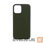 Back panel cover Evelatus Apple iPhone 14 Pro Max Premium Magsafe Soft Touch Silicone Case Dark Green