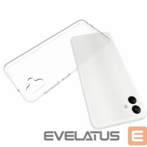 Back panel cover Evelatus Samsung Galaxy A04E / A04 Clear Silicone Case 1.5mm TPU Transparent