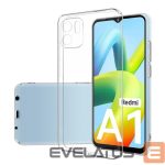 Back panel cover Evelatus Xiaomi Redmi A1 / A2 Clear Silicone Case 1.5mm TPU Transparent