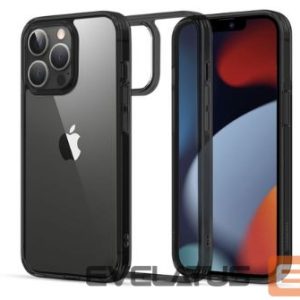 Back panel cover Ugreen Apple iPhone 13 Pro Fusion Case Hard Cover with Gel Frame Transparent Black