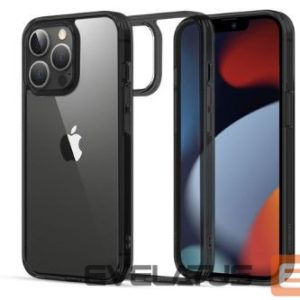 Back panel cover iLike Apple iPhone 13 Pro Max Fusion Case Hard Cover with Gel Frame Transparent Black