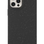 Back panel cover Eco Apple iPhone 12 Pro Max Silicone Cover Phone Shell Case Black