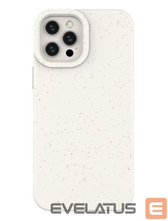 Back panel cover Eco Apple iPhone 12 Pro Max Silicone Cover Phone Shell Case White