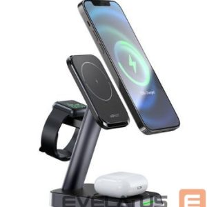 Dock station Acefast  E3 desktop three-in-one wireless charging stand Black