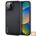 Back panel cover Dux Ducis Apple iPhone 14 Pro Max Fino case cover made of nylon material Black