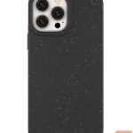 Back panel cover Eco Apple iPhone 14 Pro silicone degradable cover Black