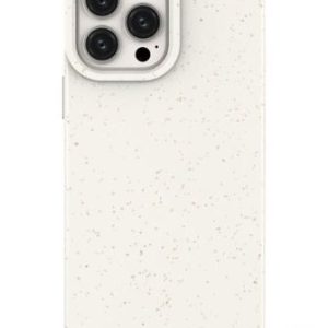 Back panel cover Eco Apple Phone 14 Pro silicone degradable cover White