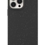 Back panel cover Eco Apple iPhone 14 Pro Max silicone degradable cover Black