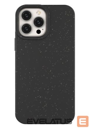 Back panel cover Eco Apple iPhone 14 Pro Max silicone degradable cover Black