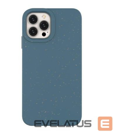 Back panel cover Eco Apple iPhone 14 Pro Max silicone degradable cover Blue