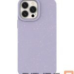 Back panel cover Eco Apple iPhone 14 Pro Max silicone degradable cover Purple