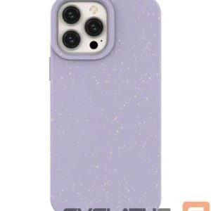 Back panel cover Eco Apple iPhone 14 Pro Max silicone degradable cover Purple