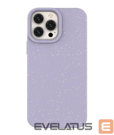 Back panel cover Eco Apple iPhone 14 Pro Max silicone degradable cover Purple