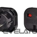 Adapter iLike  UK/EU CHARGER ADAPTER Black