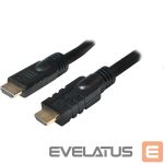 Monitor accessory Logilink  , CHA0020, 20m, Active, HDMI cable, type A male, - HDMI type A male, black.  20 m 