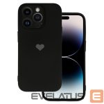 Back panel cover Vennus Samsung GALAXY A13 4G PATTERN SILICONE HEART CASE FOR Black