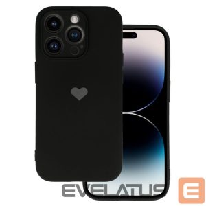 Back panel cover Vennus Samsung GALAXY A13 4G PATTERN SILICONE HEART CASE FOR Black