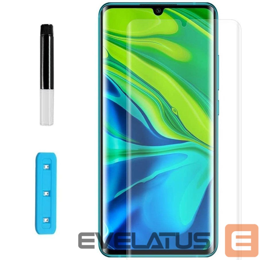 Protective glass Evelatus Xiaomi Xiaomi Mi 10 Clear Glass UV + Glue
