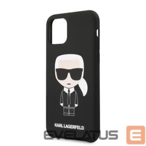 Back panel cover Karl Lagerfeld Apple iPhone 11 Pro Iconic Silicone Cover Black
