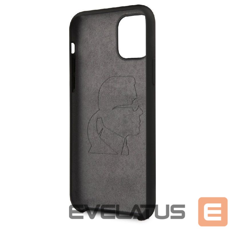 Back panel cover Karl Lagerfeld Apple iPhone 11 Pro Iconic Silicone Cover Black