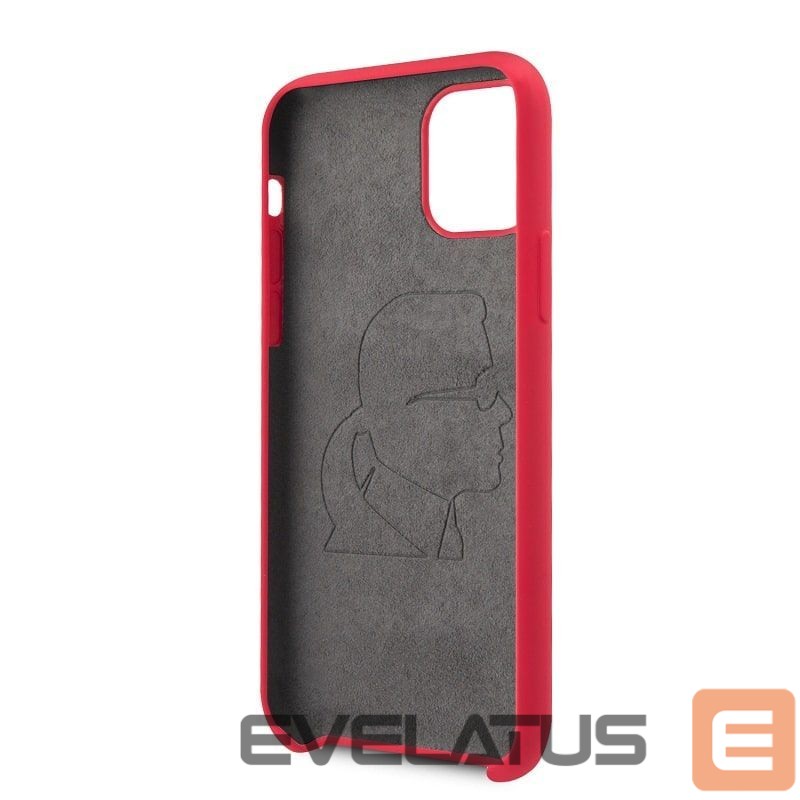 Back panel cover Karl Lagerfeld Apple iPhone 11 Pro Iconic Body Cover Red
