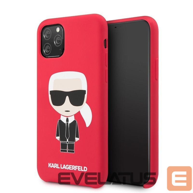 Back panel cover Karl Lagerfeld Apple iPhone 11 Pro Iconic Body Cover Red