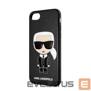 Back panel cover Karl Lagerfeld - Full Body Iconic Cover for iPhone 7/8/SE 2020 Black