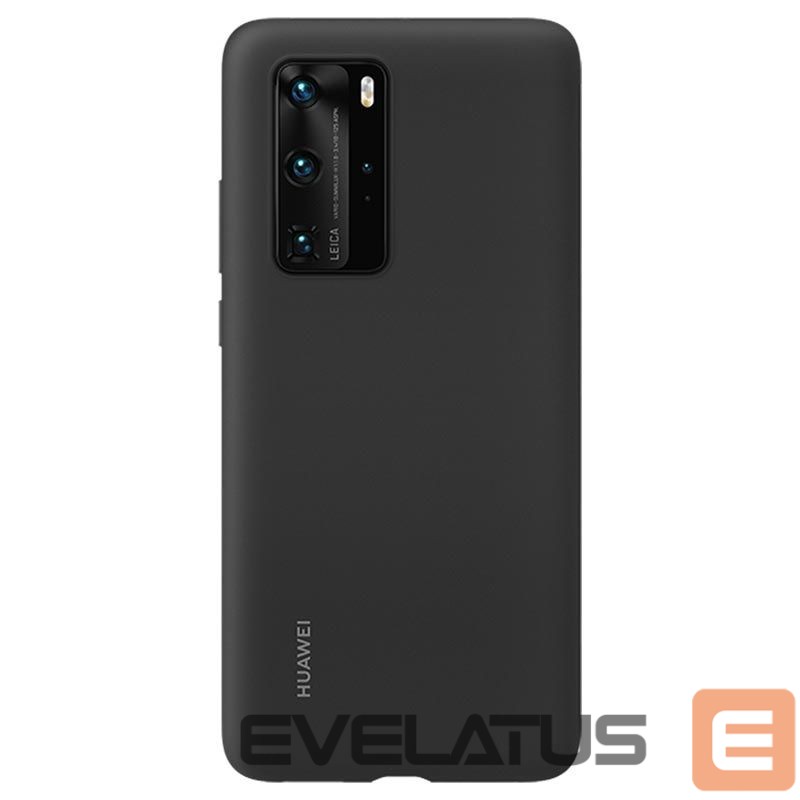 Back panel cover Huawei P40 Pro Silicone case Black