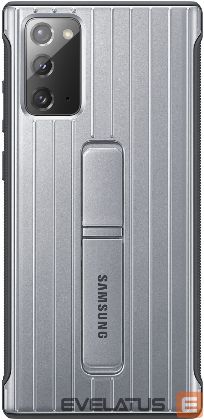 Back panel cover Samsung Galaxy Note 20/Note 20 5G Protective Standing Cover case Silver