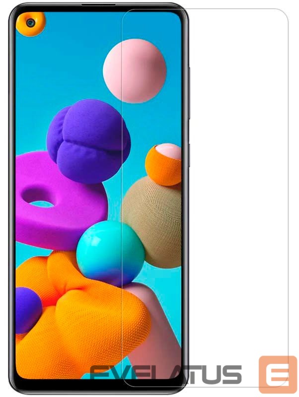 Protective glass iLike Samsung Samsung A21s 0.33mm Flat Clear Glass