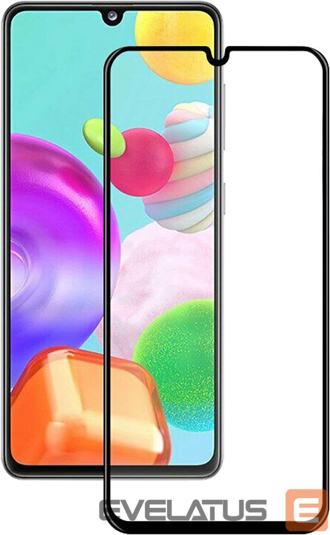 Protective glass iLike Samsung Samsung A41 2.5D Black Frame Full Glue