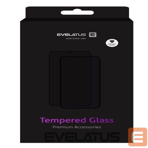 Protective glass Evelatus Apple iPhone 12 Pro Max 6.7'' Anti-Blue 2.5D Full Cover Japan Glue Glass Anti-Static