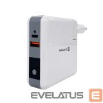 Wireless charger Evelatus  Travel adapter Wireless Charger EWC06 White
