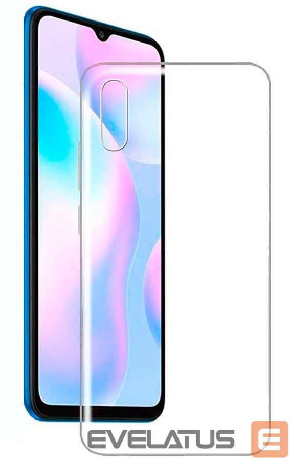 Back panel cover Evelatus Xiaomi Redmi 9A / 9AT / 9i Clear Silicone Case 1.5mm TPU Transparent